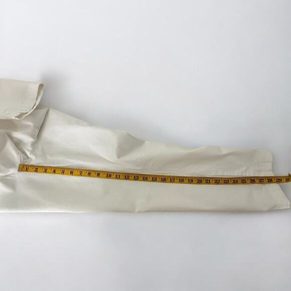 Tommy Hilfiger White Cotton Ankle Slim Fit Chino Trousers (14) - Picture 6 of 13